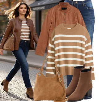 Outfity na podzim "Vkusný podzimní outfit"