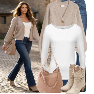 Outfity na podzim "Vkusný podzimní outfit"
