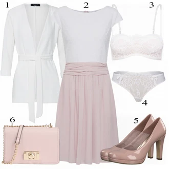 Outfit s Bota Na Podpatku Tamaris "ABOUT YOU Šaty"