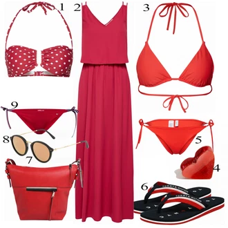 Outfit s Plavky Calvin Klein Swimwear "ABOUT YOU Šaty"
