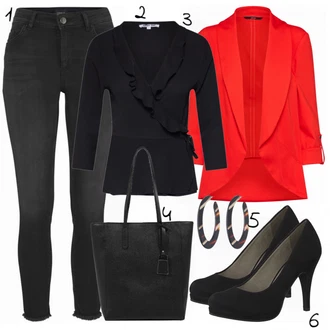 Outfit s Bota Na Podpatku Tamaris "O"