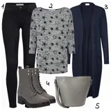 Šaty se zapínáním na knoflíky móda pro plnoštíhlé outfity image