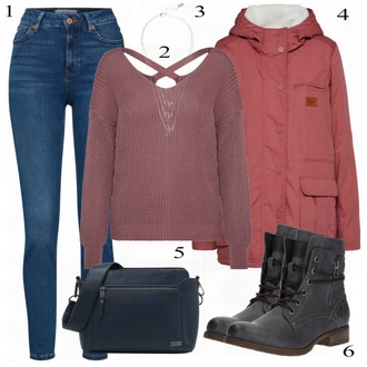 Outfit s Kozačka Tom Tailor "About Bluse"