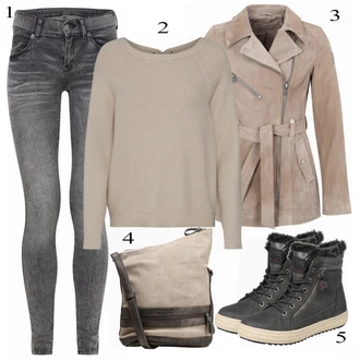 Outfit s Béžová/Hnědá/Khaki Bundeswehr Parka/Vosková Bunda/Otočná Bunda/Vintage Bund/Parka Přechodová Bund/Uniformní Bund/Udržitelná bunda/Krabice bunda/Manšestrová Bunda/Pilotní Bunda "AboutFreaky"