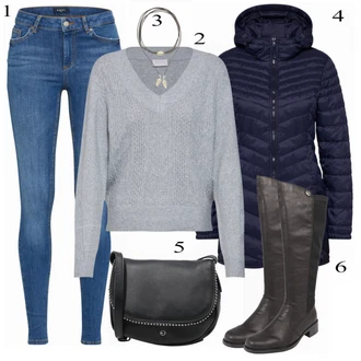 Outfit s Kozačka Rieker "O džínách"