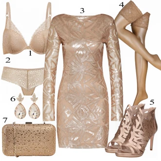 Outfit s Hnědá Bota Na Podpatku About You "O Tobě šaty"