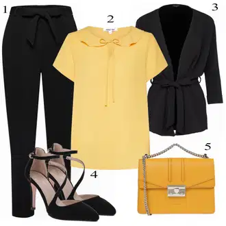 S páskem Outfit s Černá/Tmavě modrá/Tmavě šedá Kožená bunda pro muže/Oversize Sako/Blůzové Sako/Pletený Sako/Blejzrové Bund/Dlouhý Sako/Elegantní Sako/Kožená bunda/Boyfriend Sako/Kožená Pánská Bund/Krátké Sako/Teplákový blejzr Sisters Point "About You Vzhled"