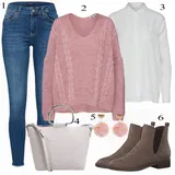 Kombinovat Halenky & Tuniky s Kozačkami image