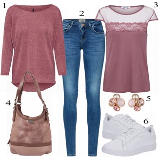 70tá léta Outfit s Modrá/Světle modrá/Fialová Kožená bunda/Push up Džín/Kožená Pánská Bund/Džíny s Nízkým Sedem/Zimní bunda/Kožené Boty/Termální Džíny/Džín s Nízkým Pasem/Džíny s Rozparkem/Slim Fit Džíny LTB "About You Košile"Look: Styl, 70tá léta, Ležérní, Francouzské, Krásný, Bezešvé