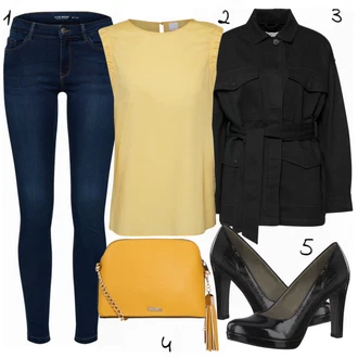 Outfit s Bota Na Podpatku Tamaris "Aldo"