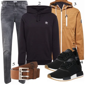outfit mit Siva Hlače "Vsakdanja oblačila"