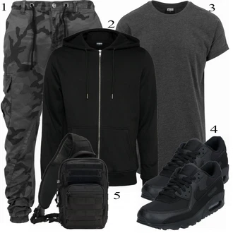 outfit mit Črna Superga Nike Sportswear "Vsakdanja oblačila"