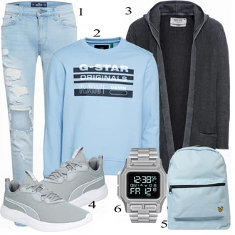 outfit mit Siva Superga Puma "Priložnostna oblačila"