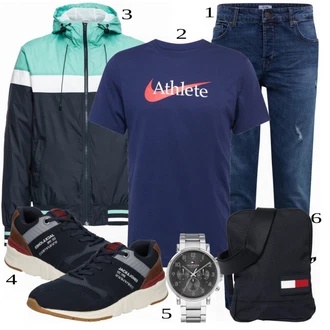 outfit mit Modra Superga Jack & Jones "Priložnostna oblačila"