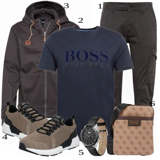 outfit mit Črna Lacoste "Priložnostna oblačila"