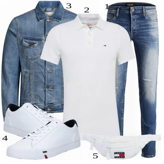 outfit mit Superga Tommy Hilfiger "Priložnostna oblačila"