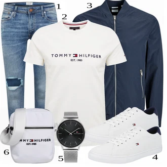 outfit mit Superga Tommy Hilfiger "Priložnostna oblačila"