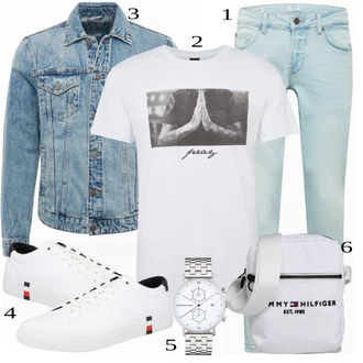 outfit mit Bela Superga Tommy Hilfiger "Priložnostna oblačila"