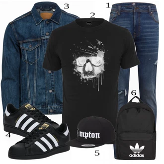 outfit mit Črna Čevlj Superga Adidas Originals "Priložnostna oblačila"