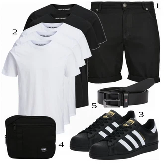 outfit mit Črna Športni nahrbtnik Vans "Priložnostna oblačila"