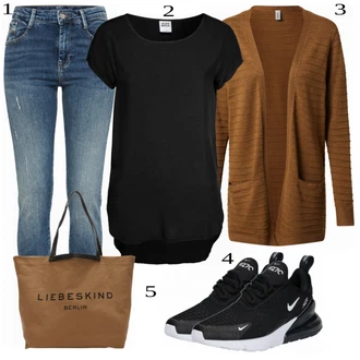 Outfit s Modrá Teniska Nike "Denní Outfit"