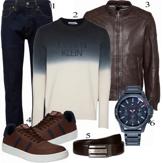 outfit mit Siva Superga Jack & Jones "Vsakdanja oblačila"