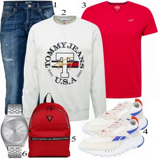 outfit mit Bela Superga Reebok Classic "Priložnostna oblačila"
