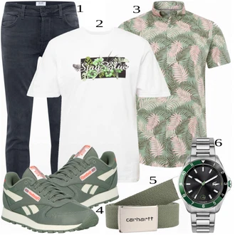 outfit mit Siva Superga Reebok Classic "Priložnostna oblačila"