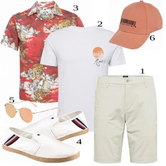outfit mit Bela Majica Replay, Roza Poslovna srajca Replay "Priložnostna oblačila"