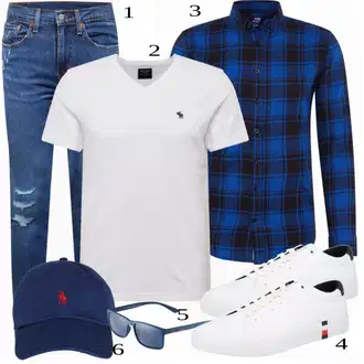 outfit mit Bela Superga Tommy Hilfiger "Priložnostna oblačila"