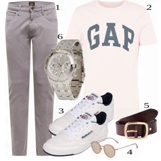 outfit mit Siva Superga Reebok Classic "Priložnostna oblačila"