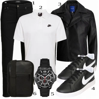 outfit mit Črna Torba Alpha Industries "Priložnostna oblačila"