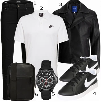 outfit mit Črna Torba Alpha Industries "Priložnostna oblačila"