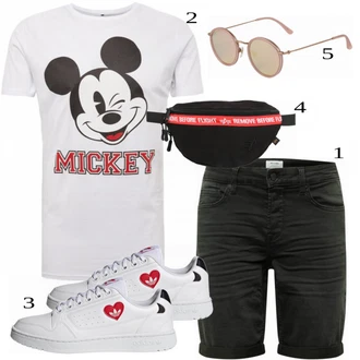 outfit mit Črna Majica "Priložnostna oblačila"