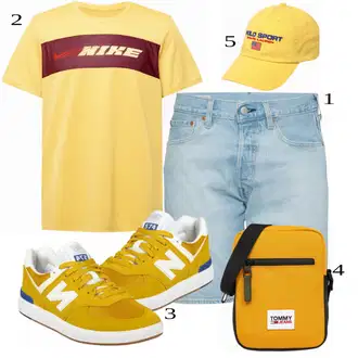 outfit mit Modra/Siva Majica "Priložnostna oblačila"