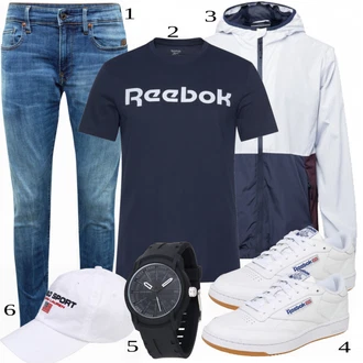 outfit mit Siva Superga Reebok Classic "Priložnostna oblačila"