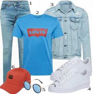 outfit mit Modra Srajca "Priložnostna oblačila"