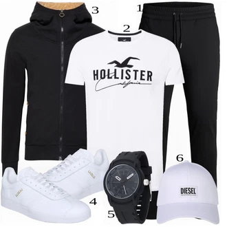 outfit mit Bela Superga Adidas Originals "Priložnostna oblačila"