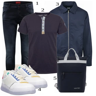 outfit mit Superga Reebok Classic "Priložnostna oblačila"