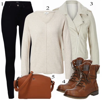 Outfit s Šedá Móda Pro Plnoštíhlou/Dlouhá tylová sukně/Svetrové Šaty/Dlouhé Šaty/Dlouhý Zimní Kabát Tom Tailor "Podzimní výrazný vzhled"