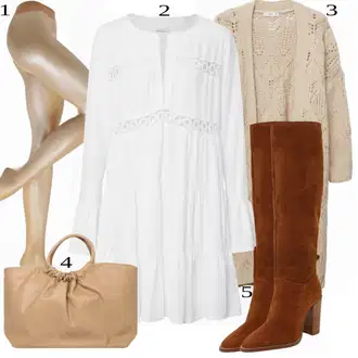 Outfit sa Smeđa Torba Za Preko Ramena forever new "Savršeno za jesen"