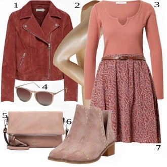 outfit mit Bež Škorenj Steve Madden "1"