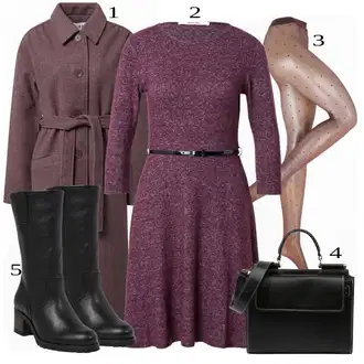 Outfit sa Crna Čizmica Bullboxer "Tvoj otmjeni outfit"