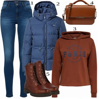 outfit mit Rdeča Škorenj Gabor "1"