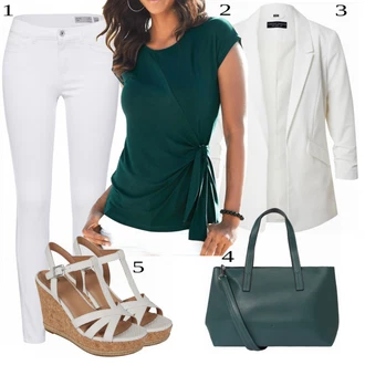Outfit s Šedá Bota UGG "Výrazný letní vzhled"