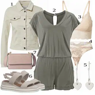 outfit mit Siva Kombinezon Lascana "Tvoj cool outfit"