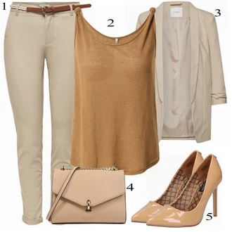 outfit mit Rjava Čevlj river island "Tvoj cool outfit"