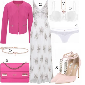 Bez rukávů Dlouhé Outfit s Lilové barvy/Bílá/Krémová/Žlutá Boho Šaty na Svatbu/Boho Letní Šaty/Maxi Šaty/Empire šaty/Dlouhé Letní Šaty/Průhledné šaty Maya Deluxe "Tvůj otmjeni outfit"