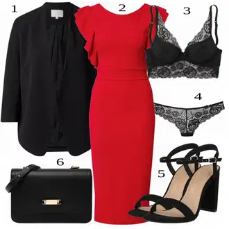 Outfit sa Crna Torba Za Preko Ramena forever new "Tvoj otmjeni outfit"