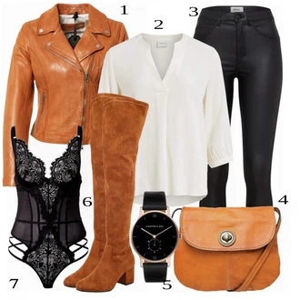 Outfity pro práci s Černá/Bílá Kalhoty Vinylový Legín/Skinny Kalhoty/Legíny Kožený Vzhled/Kožená Kalhoty/Kalhoty z Umělé Kůže/Kožený legíny Only "Výrazný Business Outfit"